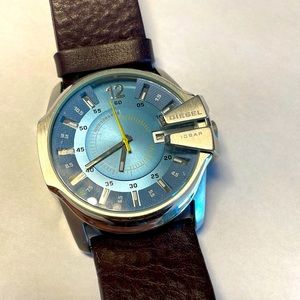 Diesel Mens Leather Watch